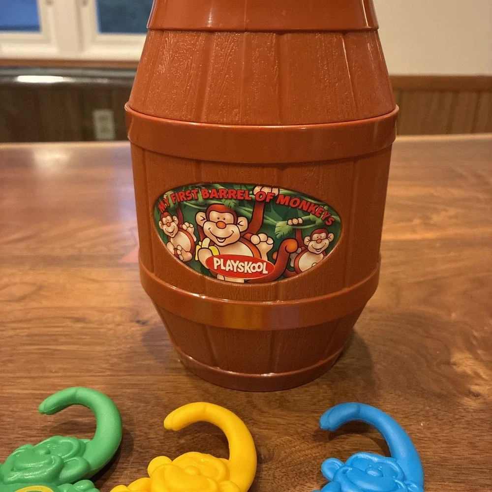 Playskool My First Barrel of Monkeys Game (2006) COMPLETE